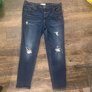 Maurices crop jeans, size 14